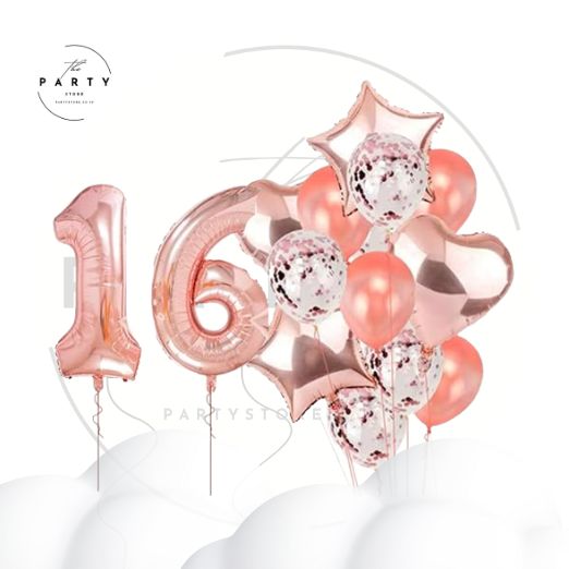 16th Birthday Milestone Birthday Balloons