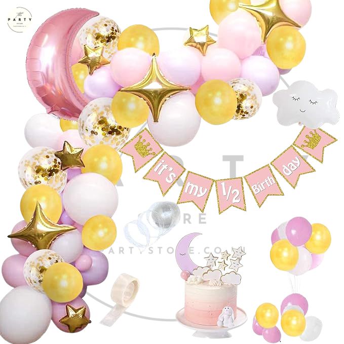 Half Birthday balloons Kit
