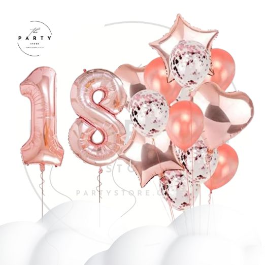 18th Birthday Milestone Birthday Balloons