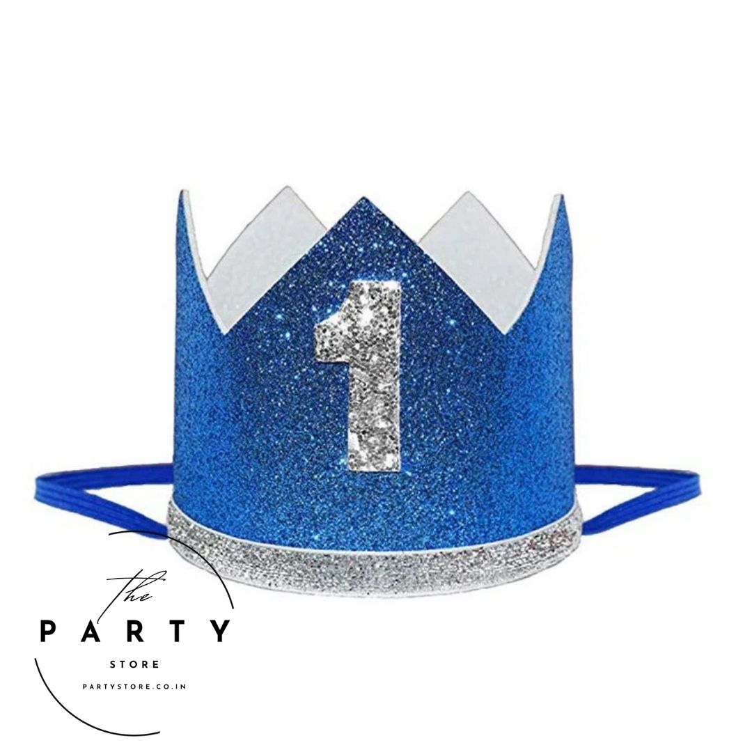 1st Birthday Crown Style Headband for Babies
