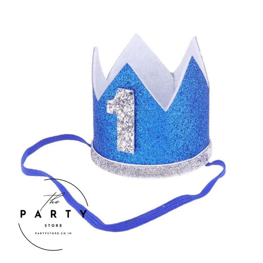 1st Birthday Crown Style Headband for Babies