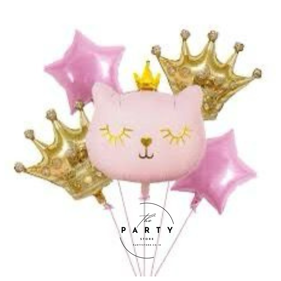 Cat Kitty Princess Balloon For Kids Birthday Party