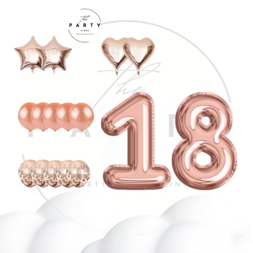 18th Birthday Milestone Birthday Balloons