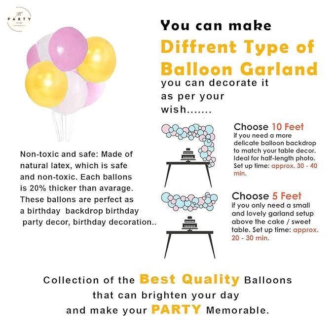 Half Birthday balloons Kit