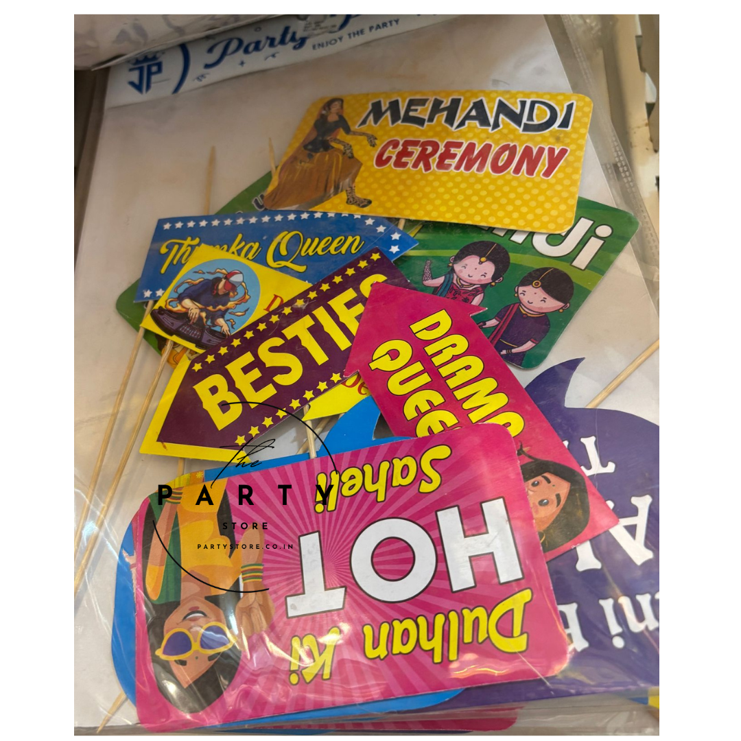 Haldi Wedding Photoprops