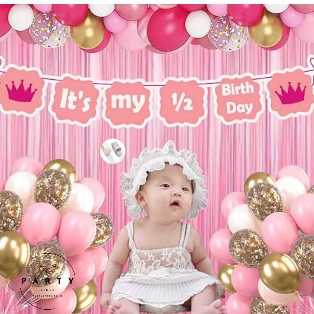 Half Birthday Banner for 6 month Birthday
