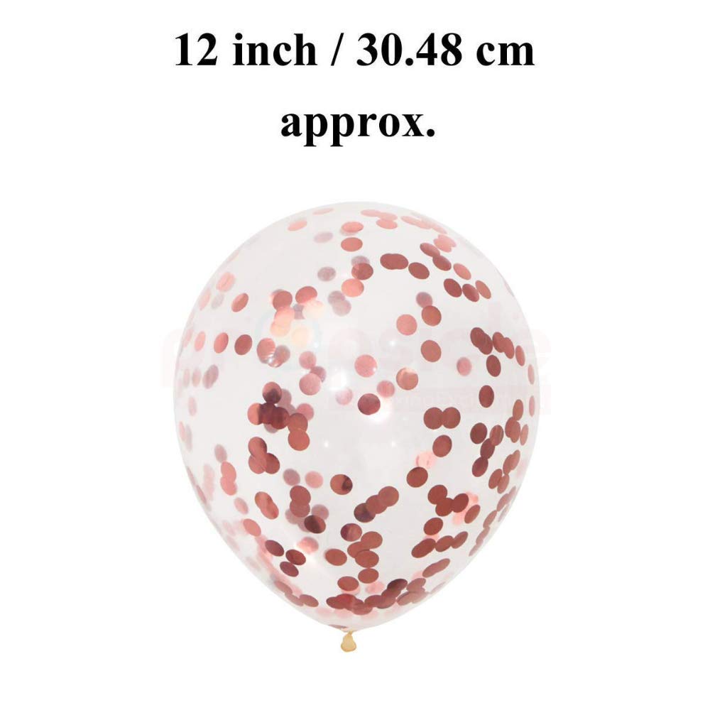 Propsicle 36" Rose Gold Large Cheers Champagne Balloon Team Bride Bachelorette Party Decoration Bride to Be Confetti Balloon Haldi Ceremony Set Heart Foil - Pack of 7