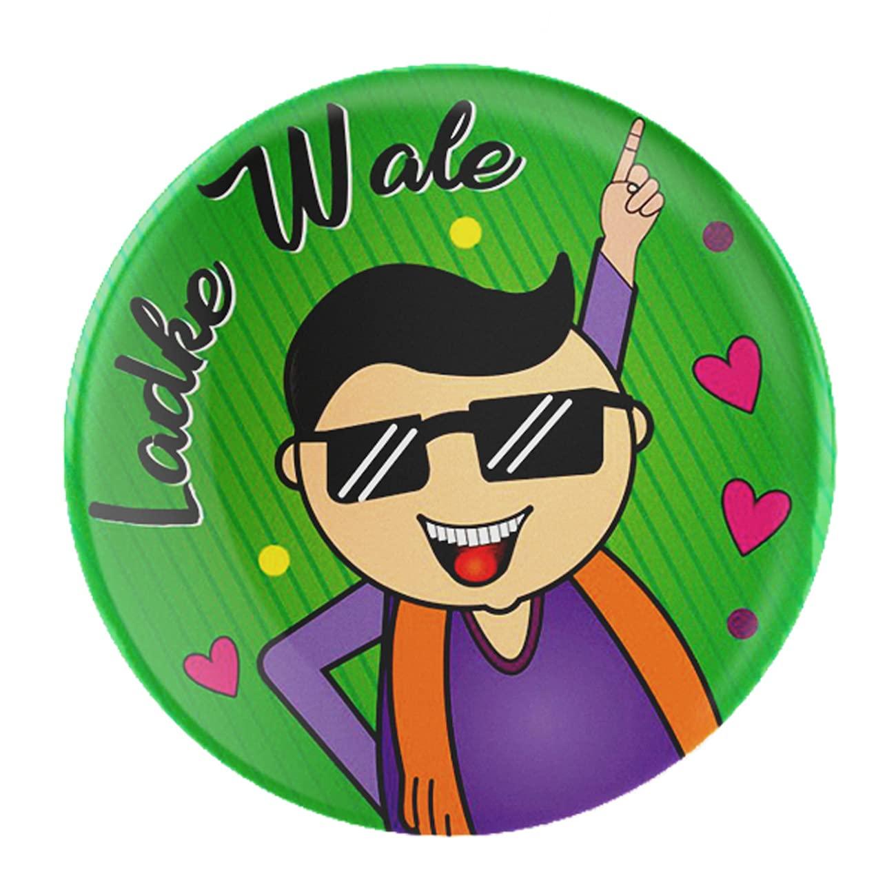 Wedding Badges | Ladke Wale | Badges for Wedding, Reception party and Events (Pack of 12) - The Party Store