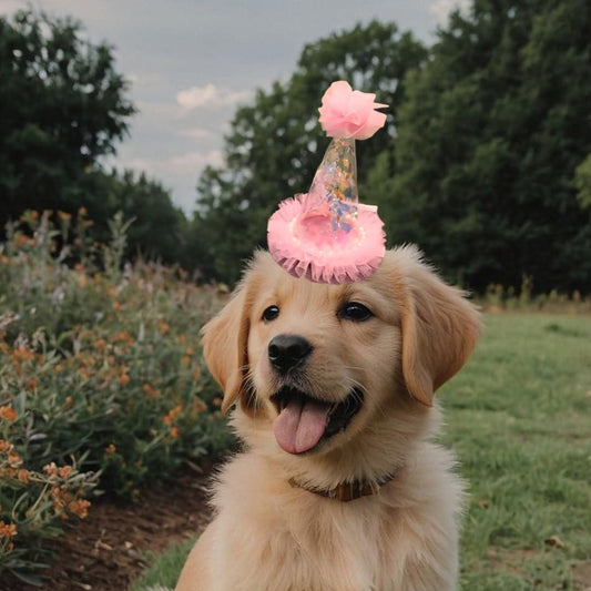 Cute Birthday Transparent Party Caps with Confetti for Kids Birthday Hat for Girls - The Party Store
