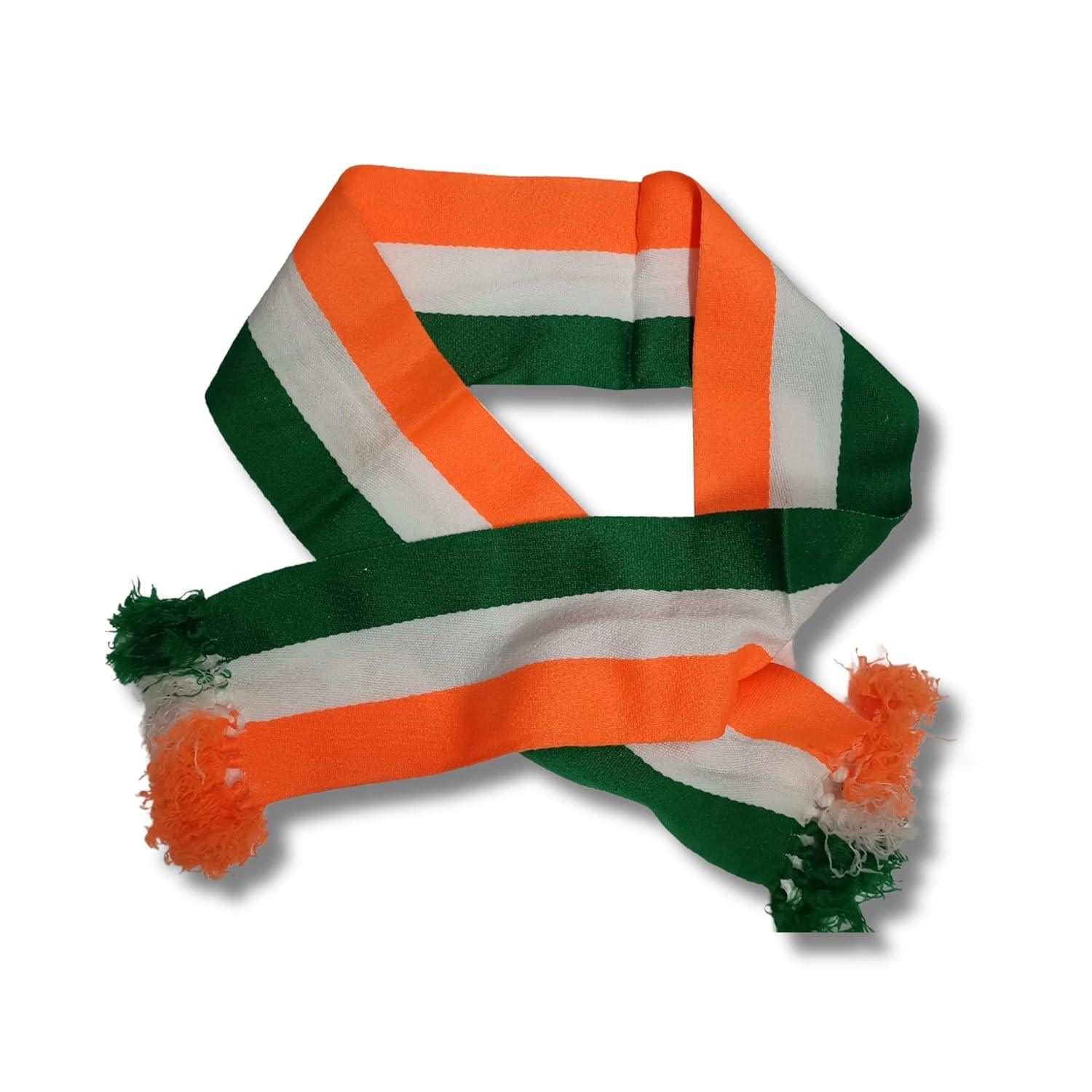 Tricolor Stripped Stole for Republic Day - Independence Day - The Party Store