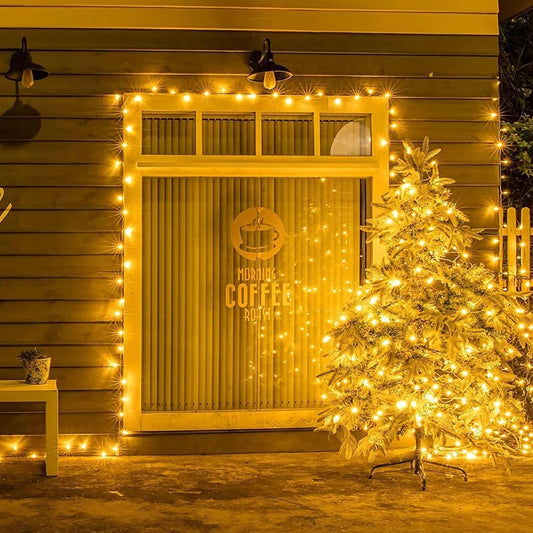 20 Meter Warm White String Lights for Decoration LED Fairy Lights for Diwali, Christmas, New Year, Home Décor – Waterproof Decorative Lights for Balcony, Indoor & Outdoor