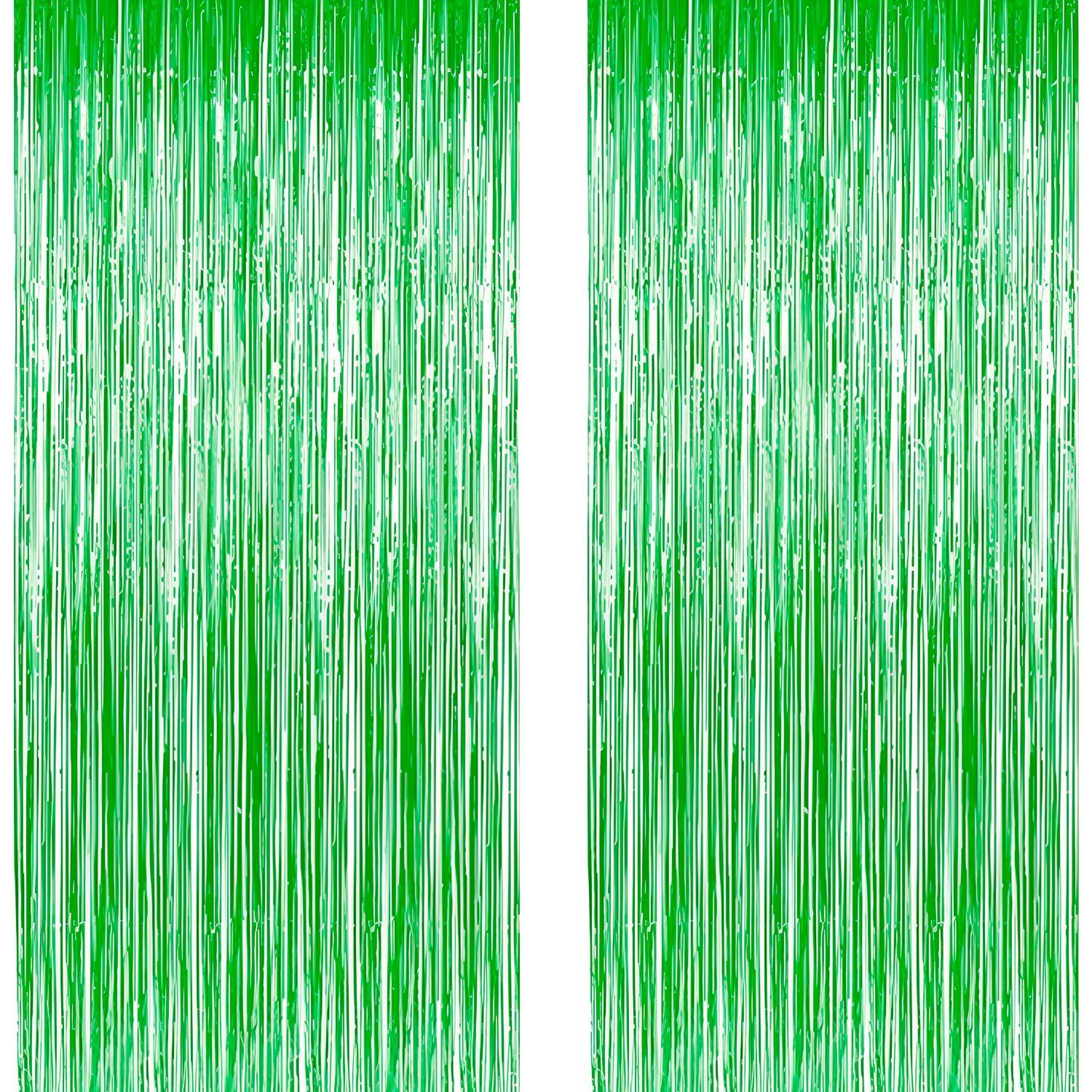 Foil Curtain for Decoration, Backdrop for Decoration, Party Curtains for Decoration, Fancy Curtains for Decoration - Set of 2Pcs - The Party Store