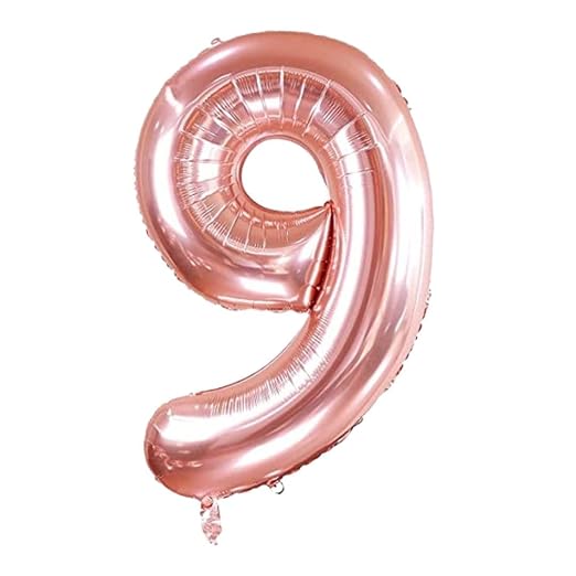 Helium Number Balloons | Age Number Foil Balloons 0–9 | Birthday Party Decorations | The Party Store