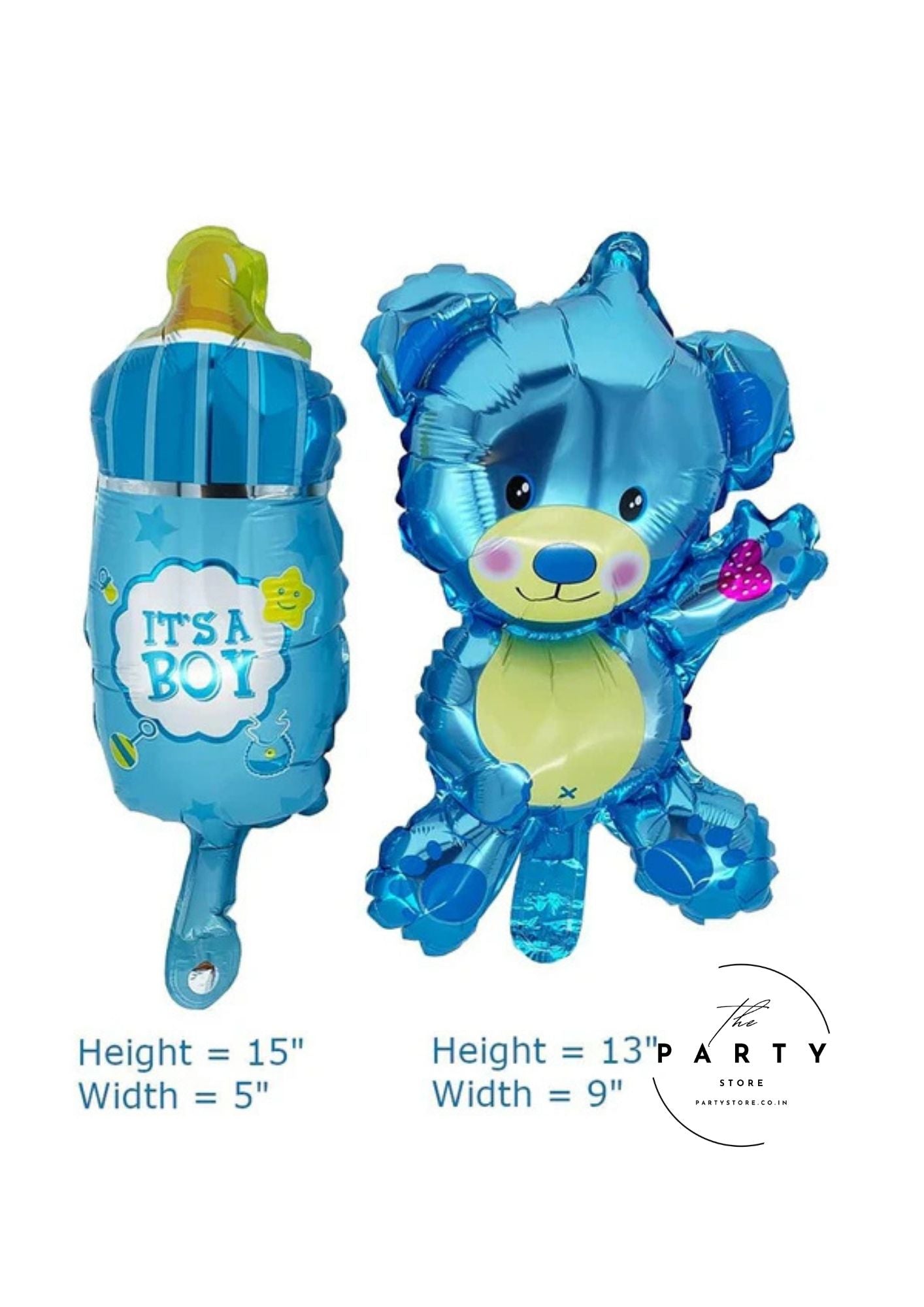 Baby Boy Foil Balloon for Baby Shower Decoration (Pack of 5Pcs)