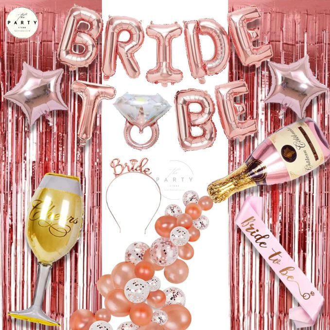 Bachelorette Party Decorations - 34pcs Bride To Be Decoration Set Combo