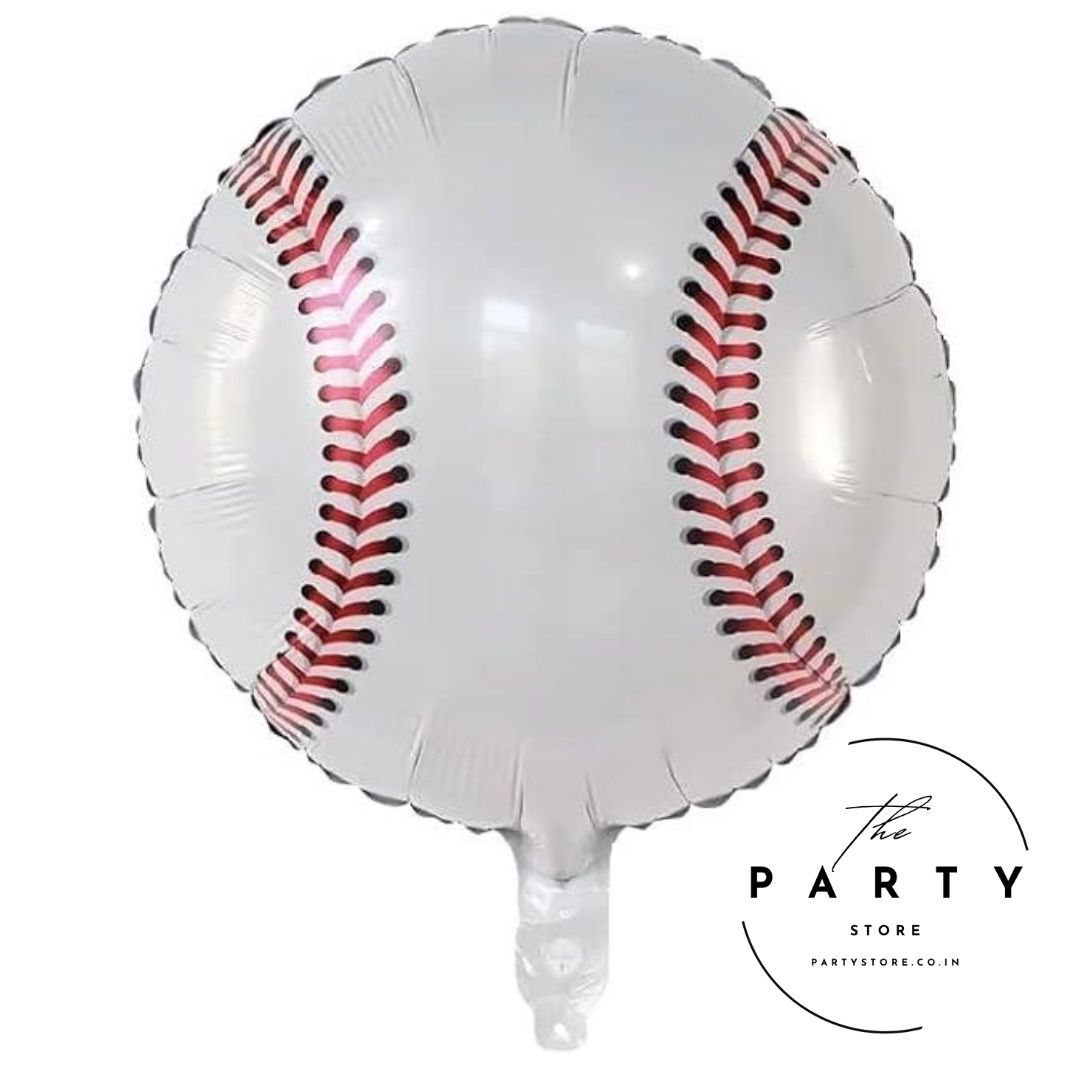 Baseball Theme Ball Shape Foil Balloon