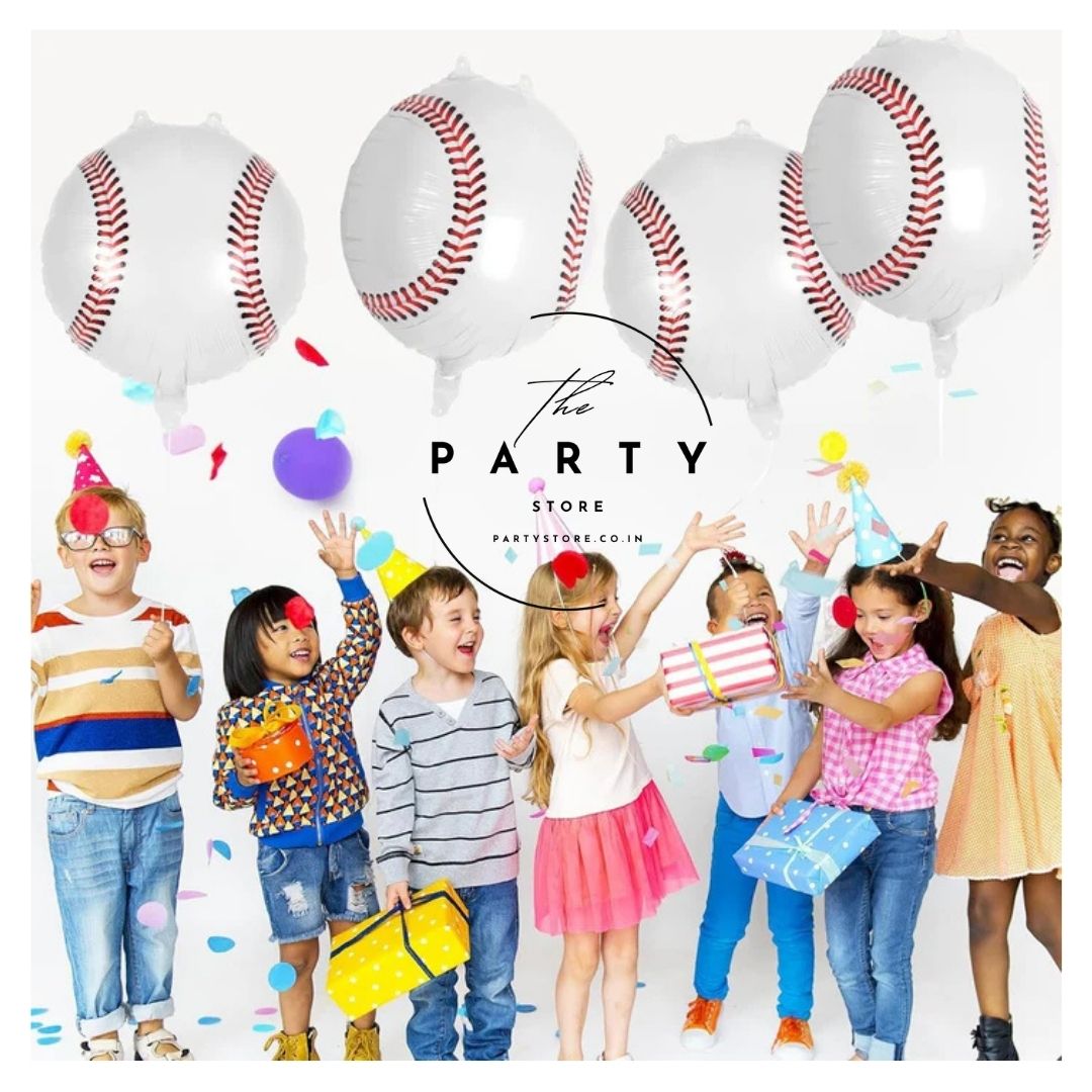 Baseball Theme Ball Shape Foil Balloon