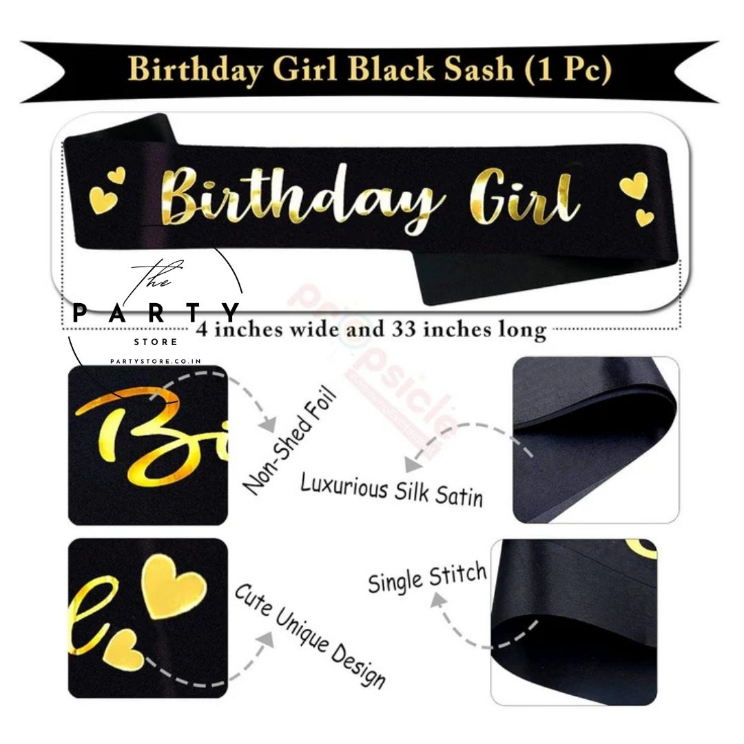 Birthday Girl Sash | Happy Birthday Sash For Girls