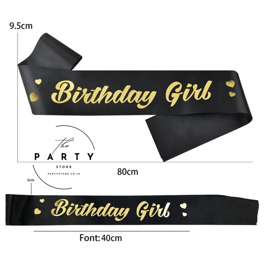 Birthday Girl Sash | Happy Birthday Sash For Girls