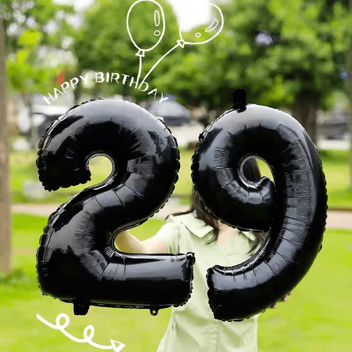 Foil Number Balloons Helium Inflatable 40 Inch - The Party Store