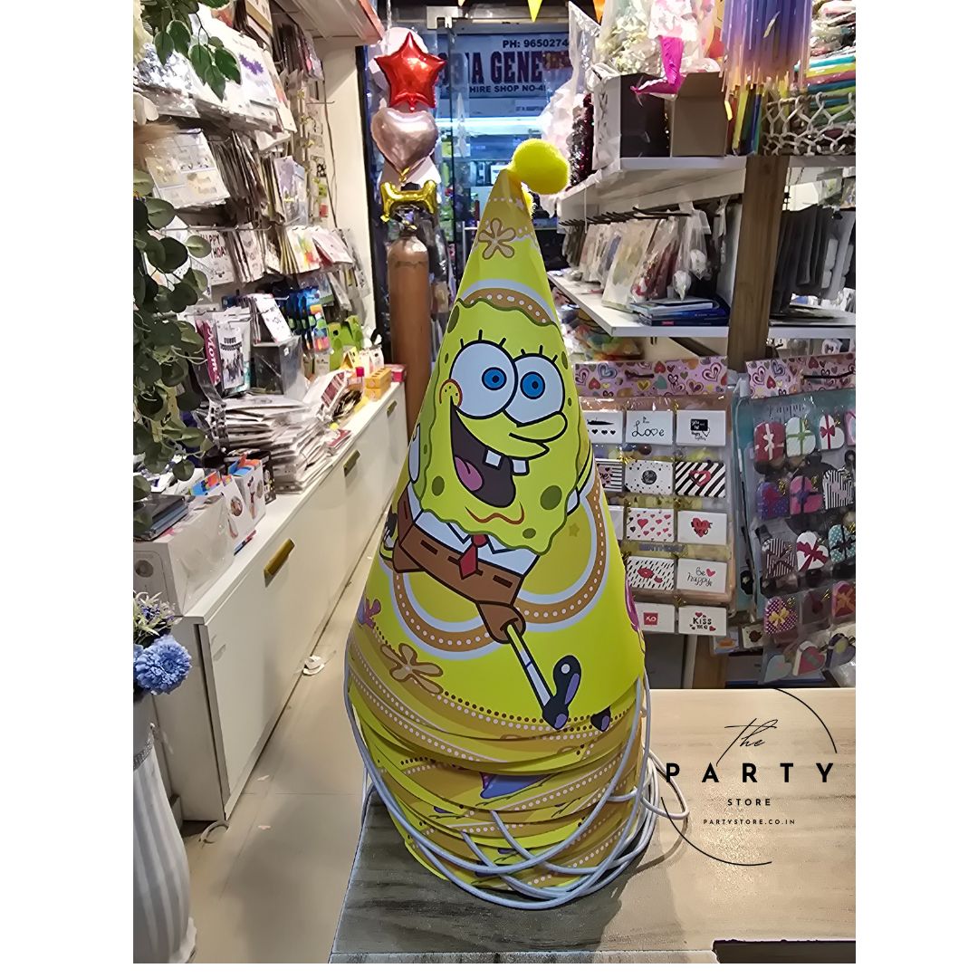 Sponge-Bob Party Birthday Cap