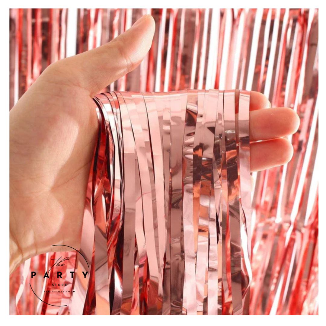 Foil Curtain for Birthday, Anniversary, Marriage and Bachelorette Decoration
