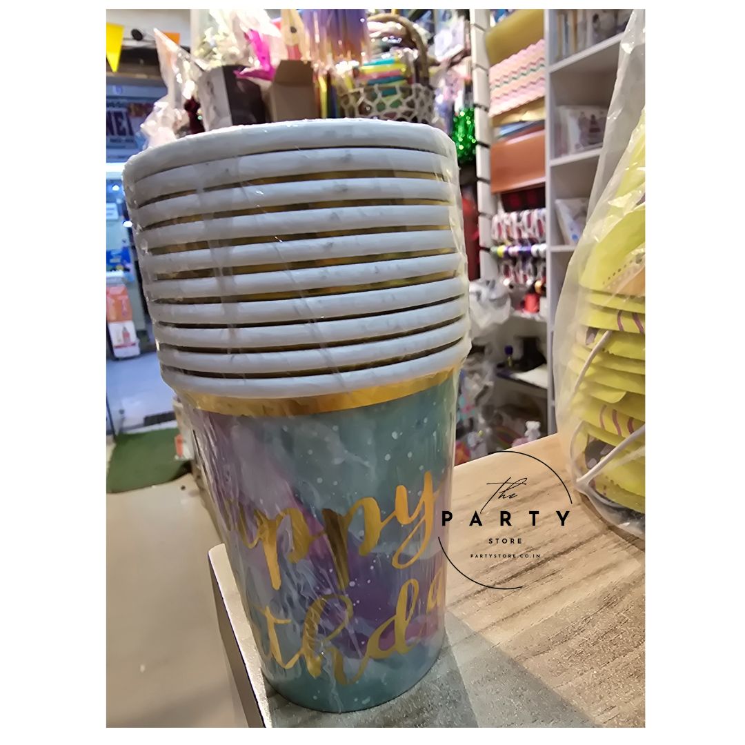 Disposable theme glass for kids party