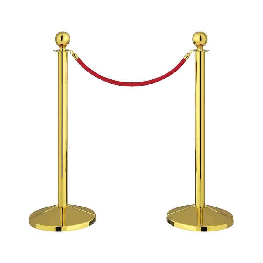 Queue Manager - Barrier Stanchions on Rent in Gurgaon, Delhi NCR & Dehradun | VIP Rope Barrier Rental