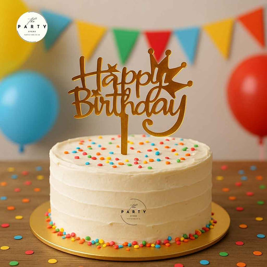 Happy Birthday Cake Toppers Acrylic Cake Topper
