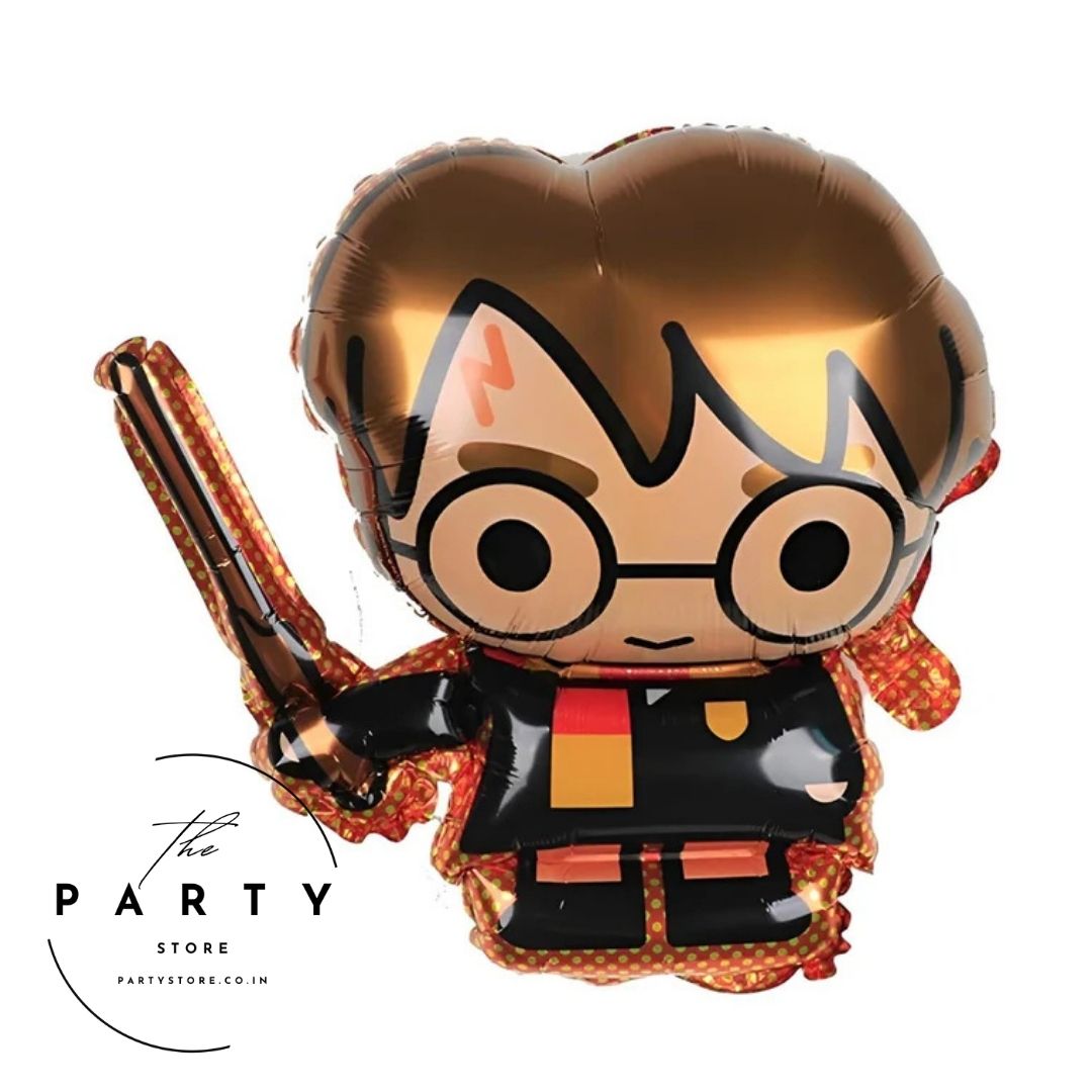 Harry Potter Theme Magic Foil Balloon for Birthday Party Decoration Chiller Party - Set of 5Pcs