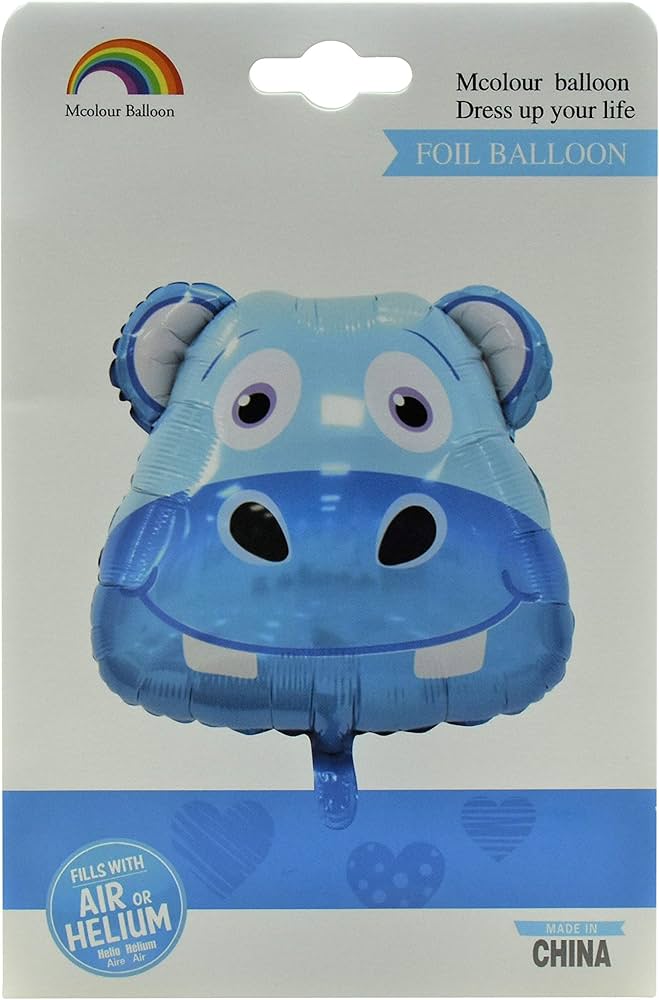 Animal Head Helium inflatable Foil Balloon for Kid Birthday Party Set of 1
