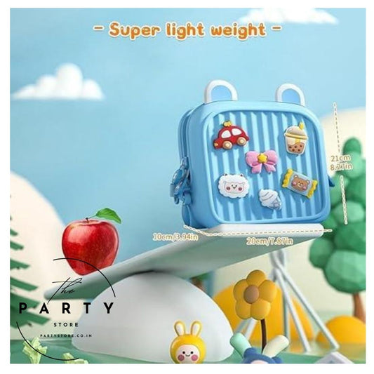 Kids Backpack – Lightweight and Durable School Bag with Adjustable Straps and Customizable Badges