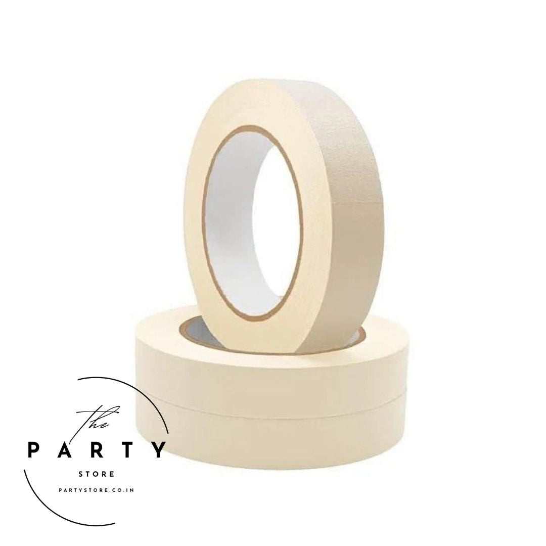 Masking Tape - Best for Carpenter, Labelling, Painting and leaves no residue after a peel
