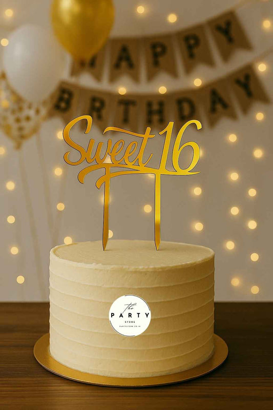 Milestone Number Personalized Cake Topper