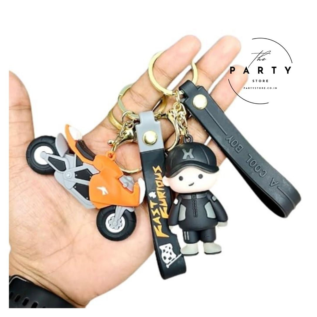 Motorcycle Model Keychain - Set of 2