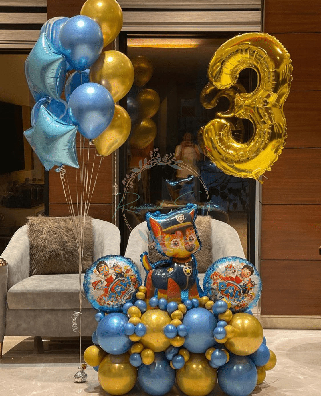Paw Patrol Theme Helium Balloon Bouquet for Birthday | The Party Store