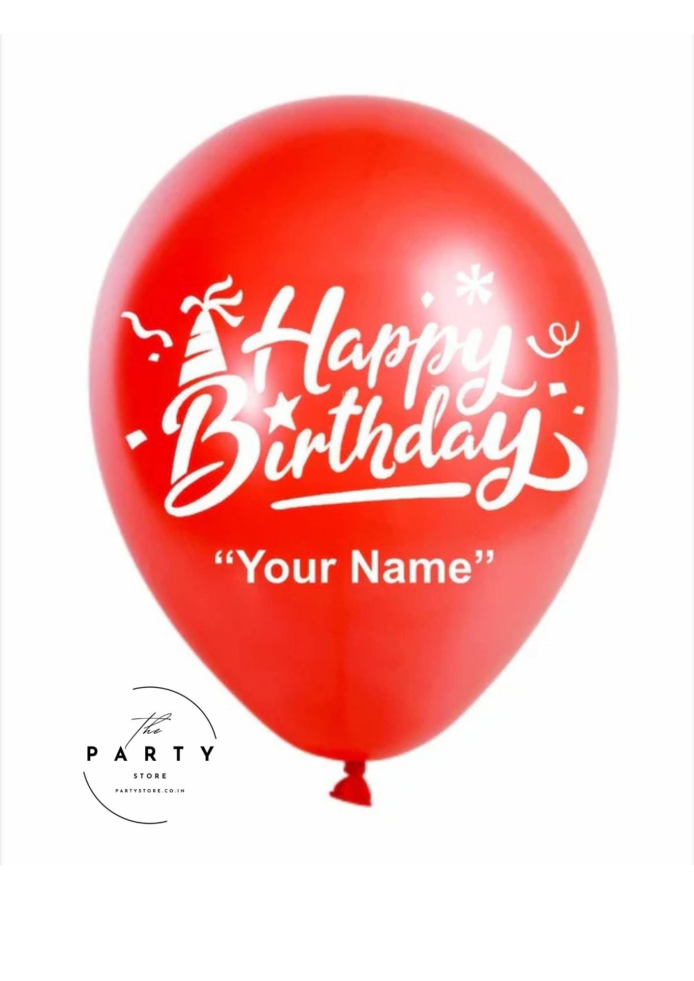 Personalised Balloon Custom Vinyl Sticker