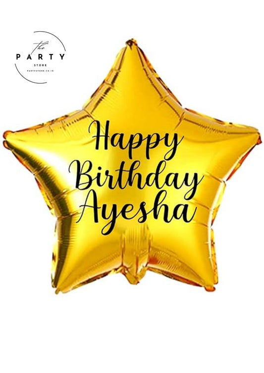 Personalised Balloon Custom Vinyl Sticker