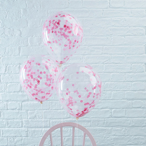 Confetti Helium Balloons Online | Transparent Floating Balloons | The Party Store