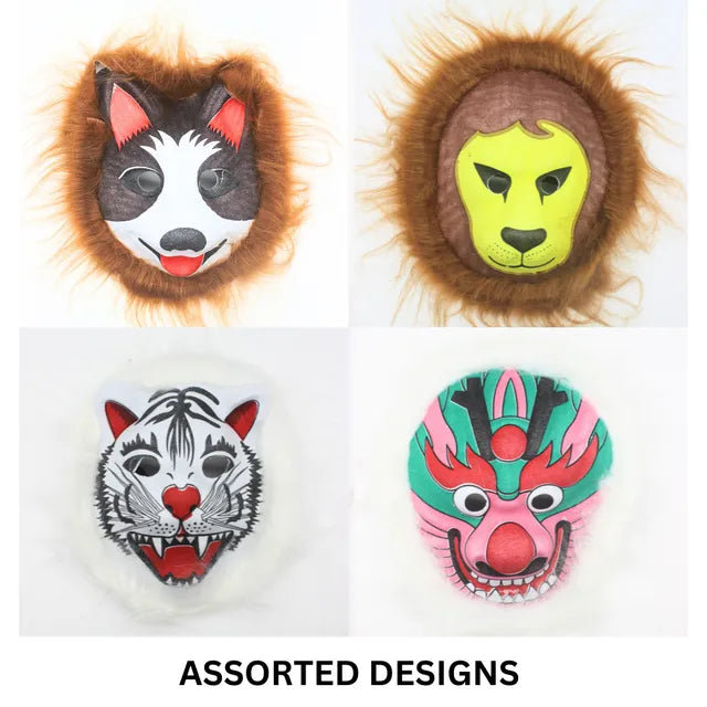 Animal Facemask for kids Adults for Jungle theme Halloween Party