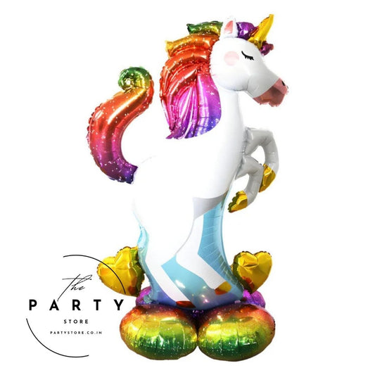 Self Standing 3D Unicorn Foil Balloon for Girls Birthday