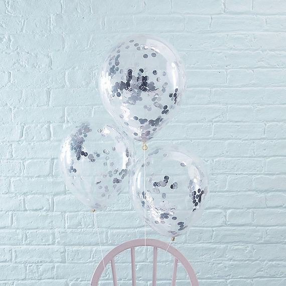 Confetti Helium Balloons Online | Transparent Floating Balloons | The Party Store