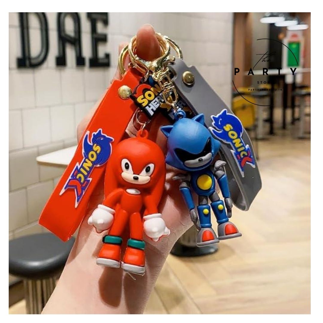 Sonic Heroes 3D Silicon Keychain