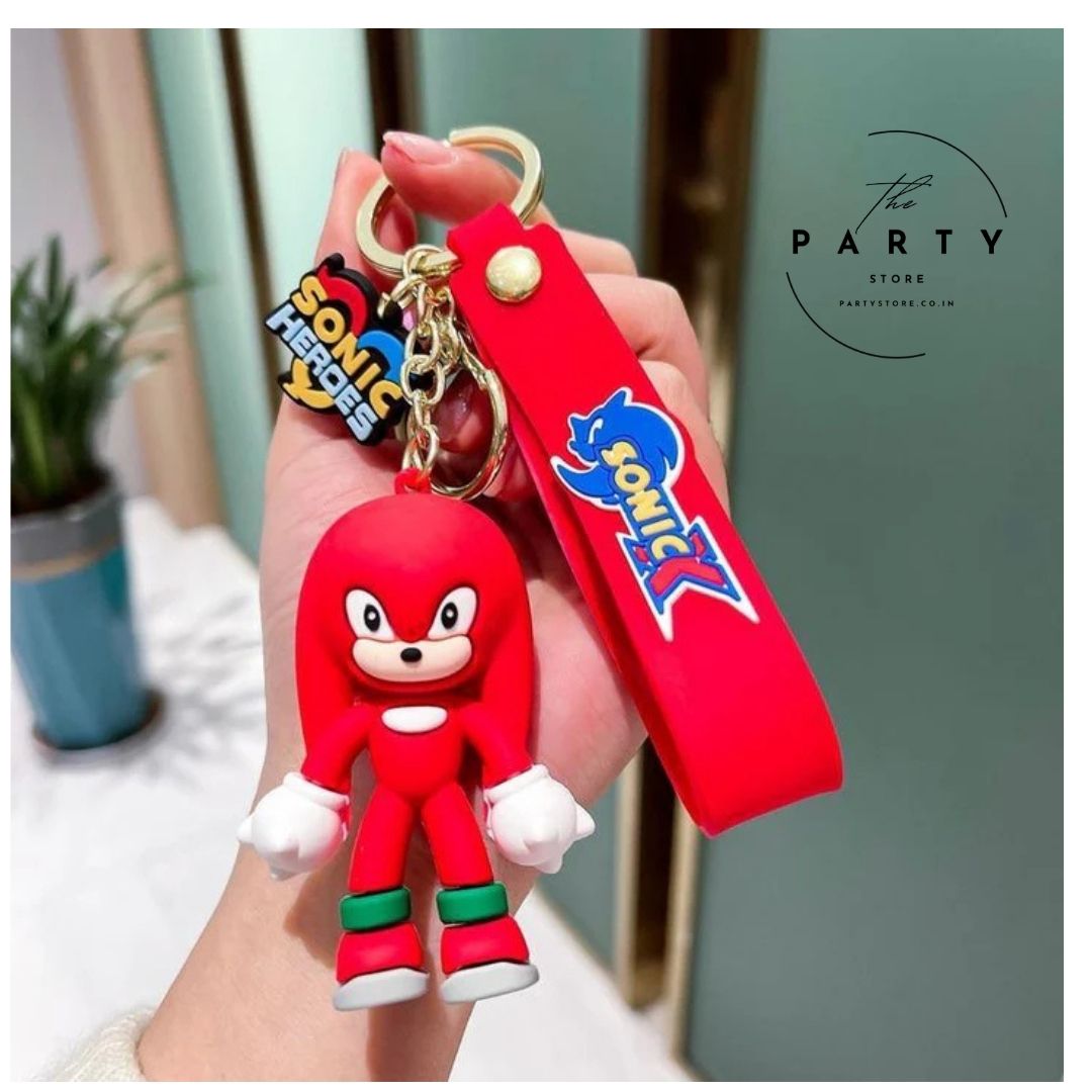 Sonic Heroes 3D Silicon Keychain