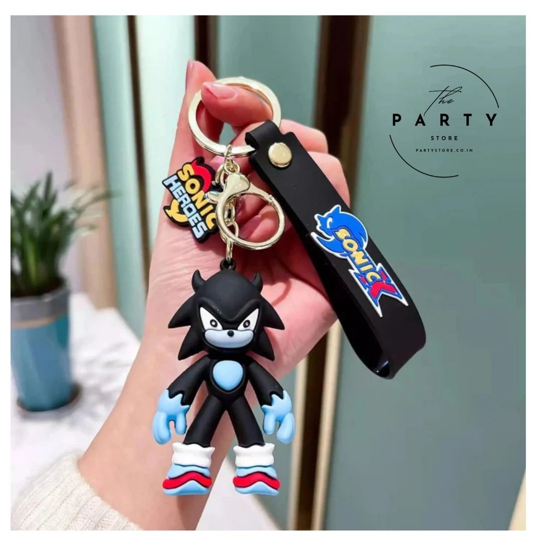 Sonic Heroes 3D Silicon Keychain