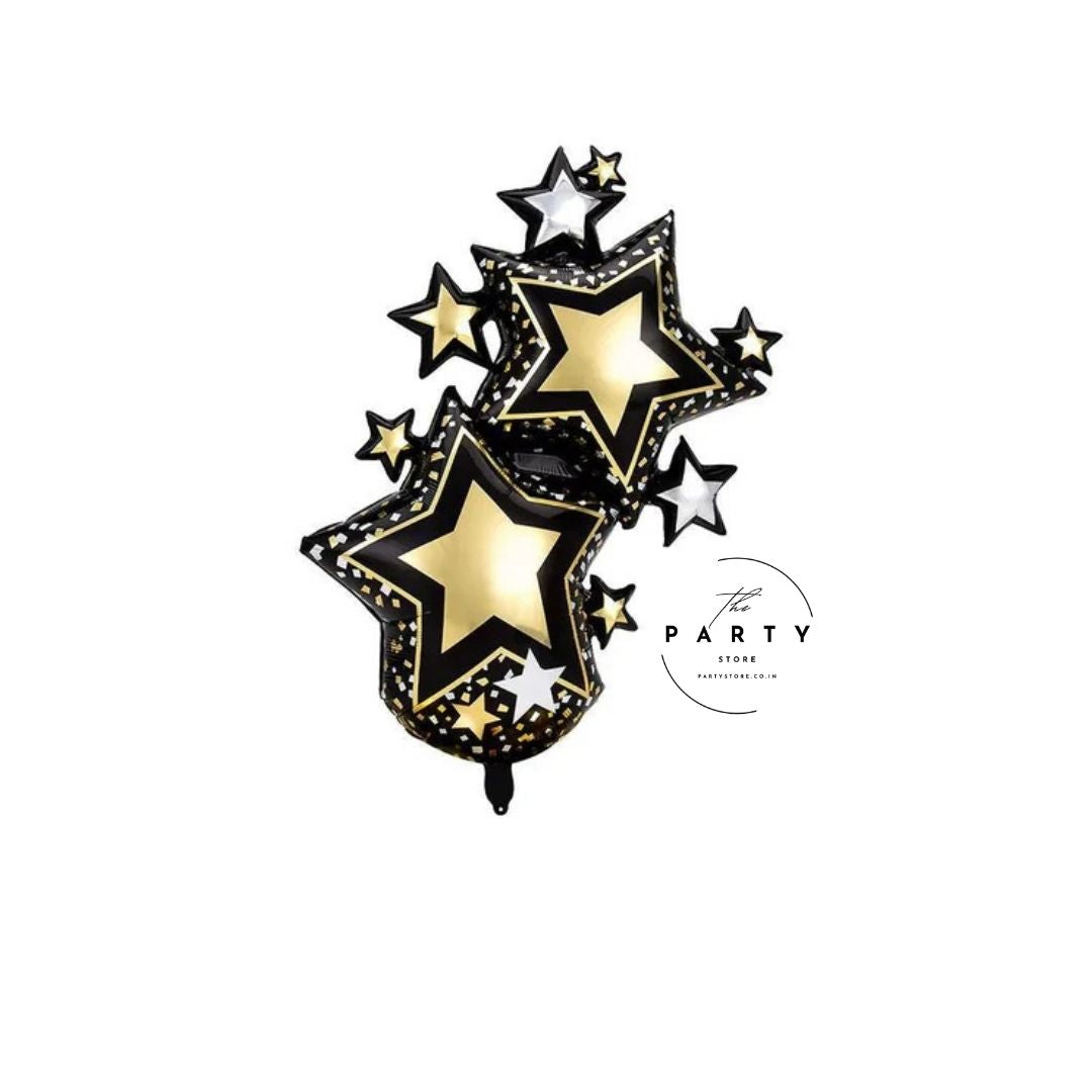 Twin Star Single Foil Balloon for Festival Party