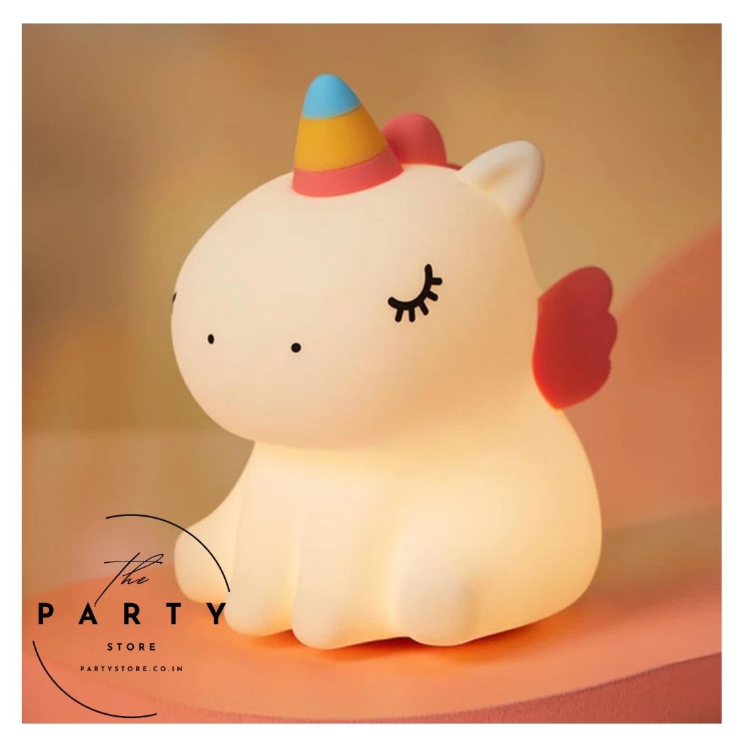 Unicorn Night Lamp Rechargeable with 3 Level Brightness