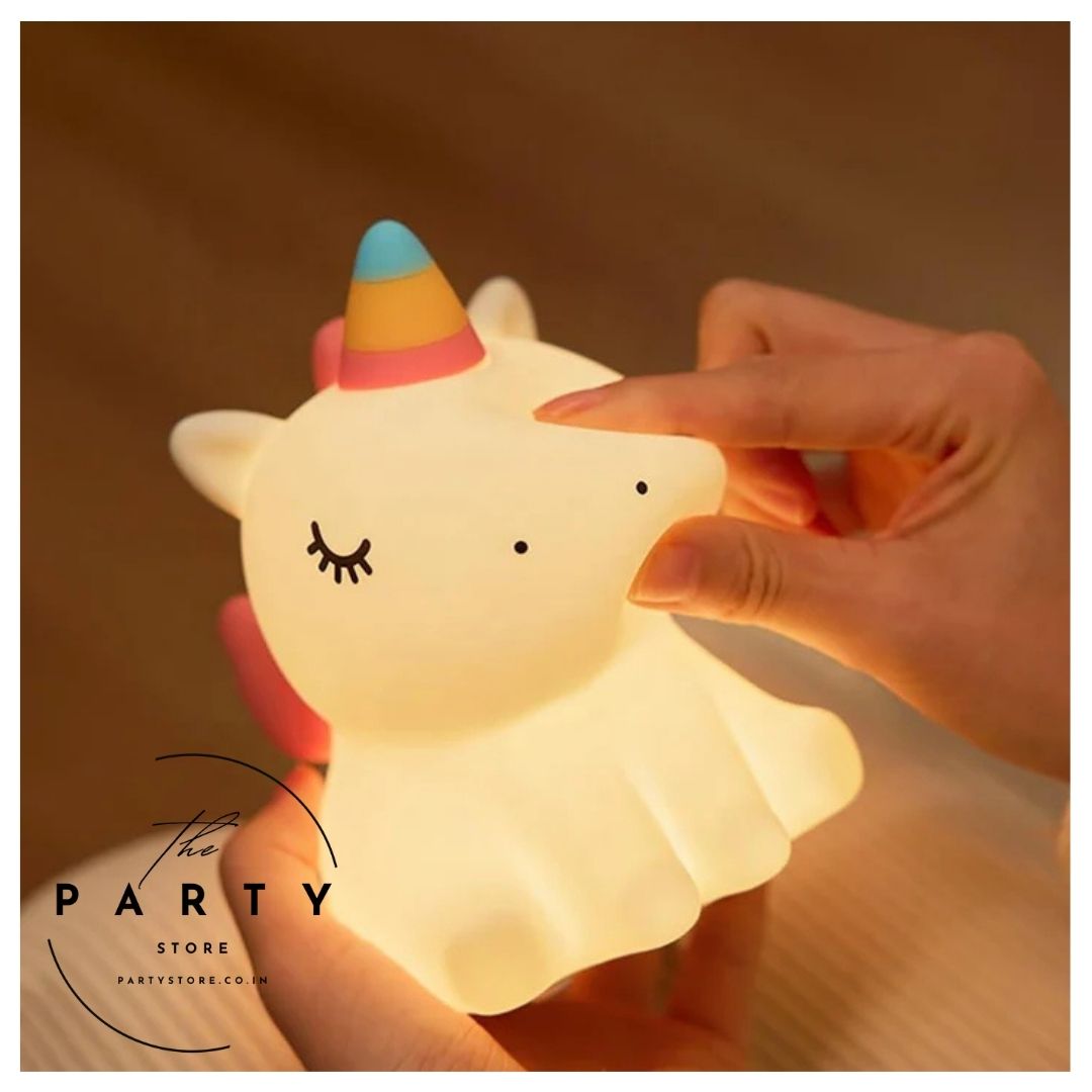 Unicorn Night Lamp Rechargeable with 3 Level Brightness