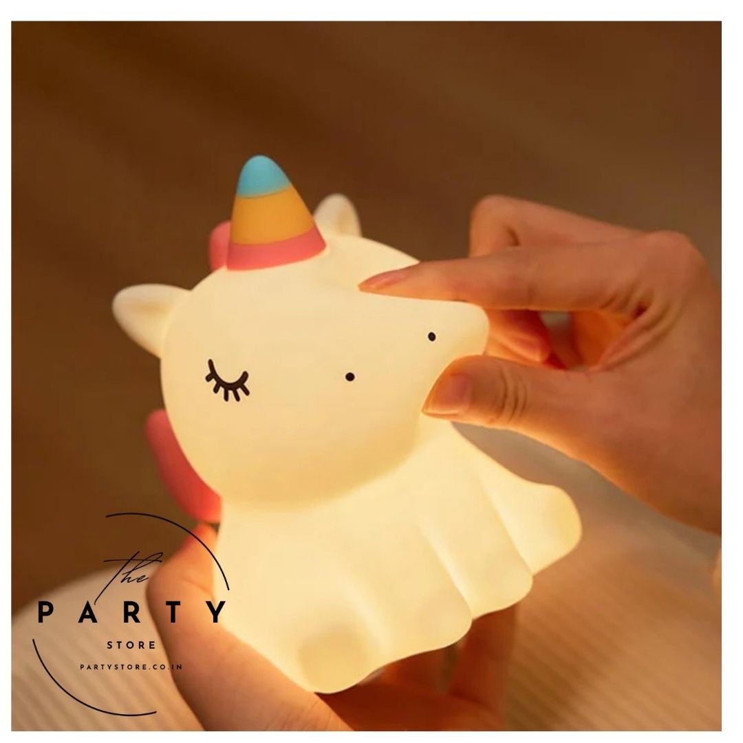 Unicorn Night Lamp Rechargeable with 3 Level Brightness