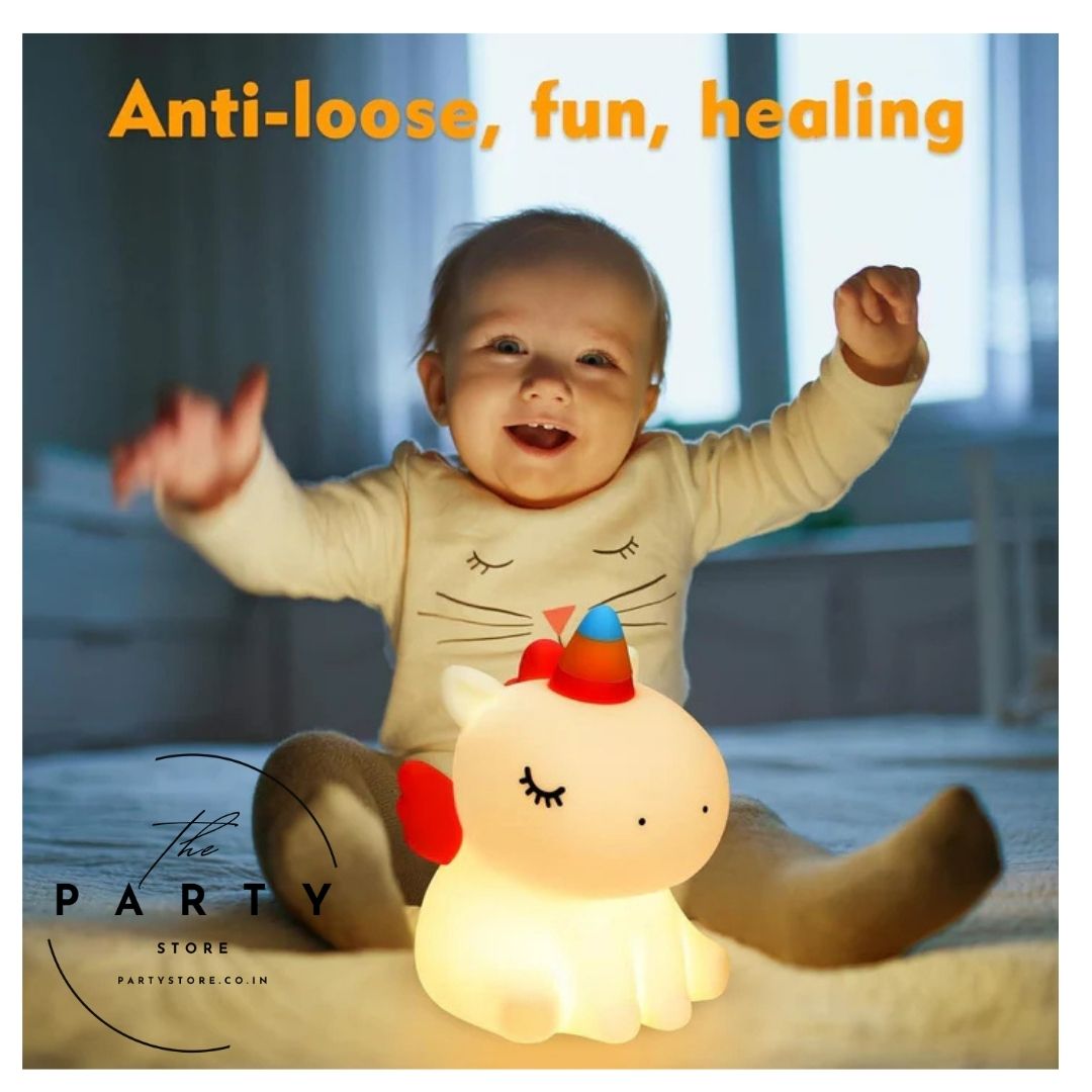 Unicorn Night Lamp Rechargeable with 3 Level Brightness